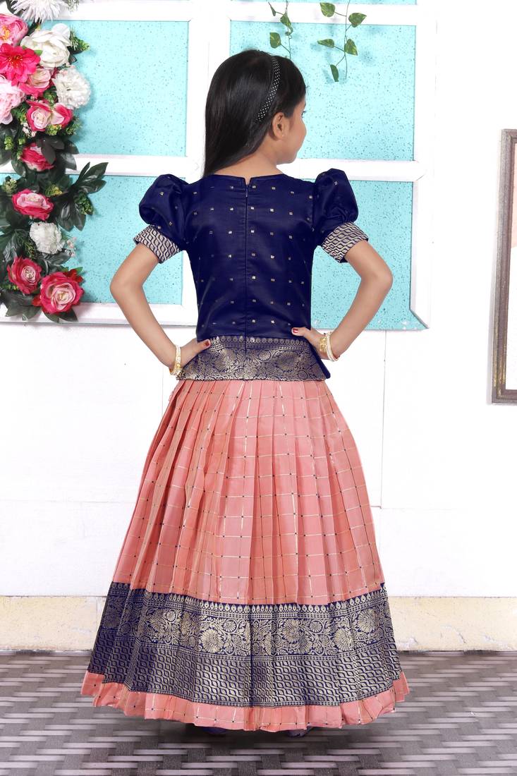 Kids Pink Lehenga Choli 