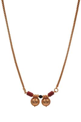 Golden mangalsutra LONG with double vati one gram gold 3