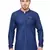 men's tailored fit black short denim kurta