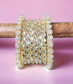 Traditional kundan kada set by leshya