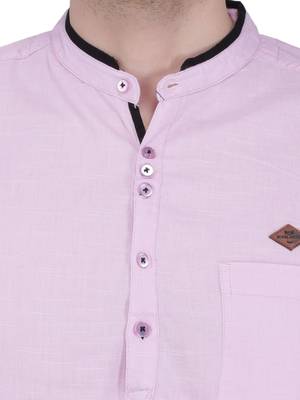 men's linen cotton casual short kurta 5