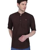 men's linen cotton casual short kurta