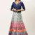 Bandhni Patola Type Digital Print Shiney Satin Croptop Lehenga Choli With Unstitched Blouse For Women and Girls