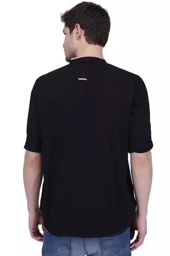 men's linen cotton casual short kurta