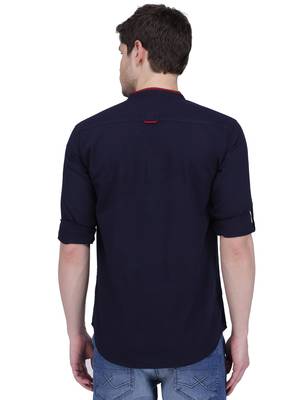 men's linen cotton casual short kurta 2