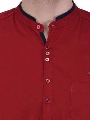 men's linen cotton casual short kurta 5