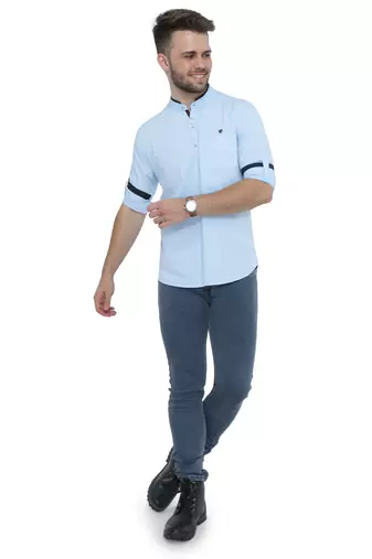 men's linen cotton casual short kurta