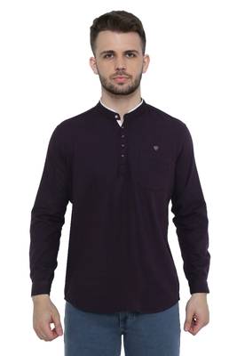 men's linen cotton casual short kurta 1
