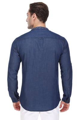 men's denim short kurta 2