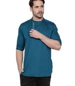 men's cotton twill angrakha festive short kurta