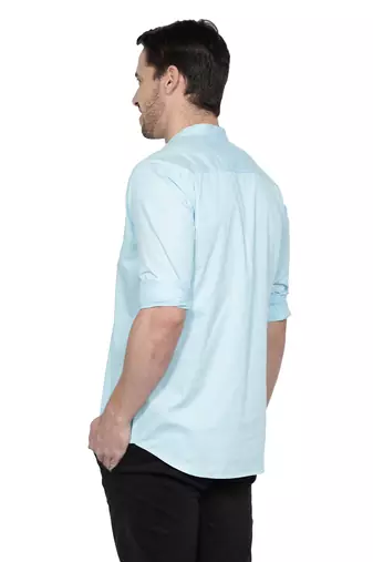 men's cotton twill angrakha festive short kurta