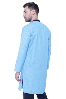 men's linen cotton long kurta 2