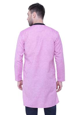 men's linen cotton long kurta 2