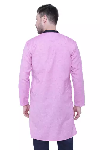 men's linen cotton long kurta