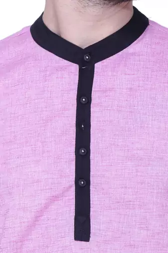 men's linen cotton long kurta