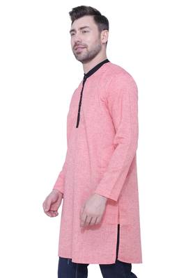 men's linen cotton long kurta 3