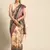 Digital Print Rapier Jequared Saree With Unstitched Blouse And Beautiful Multicoloured Thred Work At Pallu