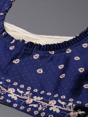 Ethnic Motifs Digital Print Shiney Satin Croptop Lehenga Choli With Unstitched Blouse For Women and Girls 5
