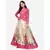 Ethnic Motifs Digital Print Shiney Satin Croptop Lehenga Choli With Unstitched Blouse For Women and Girls