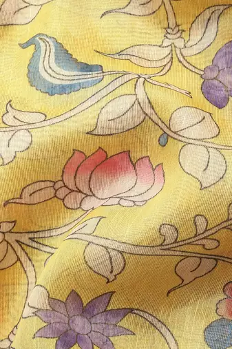 Digital Print Rapier Jequared Saree With Unstitched Blouse And Beautiful Multicoloured Thred Work At Pallu