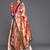 cream digital floral print satin silk lehenga choli with dupatta