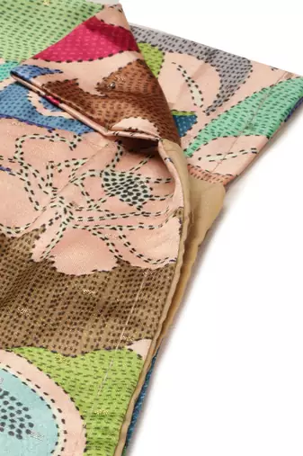 Multicolor Digital Floral Print Satin Silk Fabric Semistitched Lehenga Choli With Dupatta