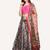 grey digital floral print satin silk lehenga choli with dupatta