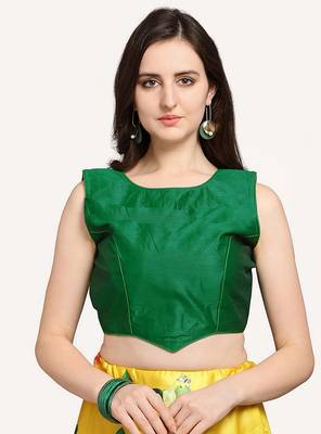 yellow digital floral print satin silk lehenga choli with dupatta 4