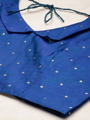 Blue Digital Floral Print Satin Silk Fabric Semistitched Lehenga Choli With Jequared Unstitched Blouse with Dupatta 4