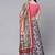 grey digital floral print satin silk lehenga choli with dupatta