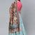 Pink Digital Floral Print Satin Silk Fabric Semistitched Lehenga Choli With Jequared Unstitched Blouse with Dupatta