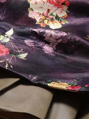Pink Digital Floral Print Satin Silk Fabric Semistitched Lehenga Choli With Jequared Unstitched Blouse with Dupatta 5