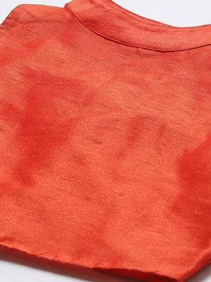 Orange Digital Floral Print Satin Silk Fabric Semistitched Lehenga Choli With Jequared Unstitched Blouse with Dupatta 4