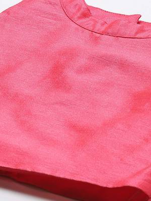 Pink Digital Floral Print Satin Silk Fabric Semistitched Lehenga Choli With Jequared Unstitched Blouse with Dupatta 5