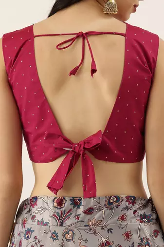 Maroon Digital Floral Print Satin Silk Fabric Semistitched Lehenga Choli With Jequared Unstitched Blouse with Dupatta