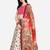 white digital floral print satin silk lehenga choli with dupatta