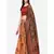 peach digital floral print satin silk lehenga choli with dupatta