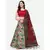 Maroon Digital Floral Print Satin Silk Fabric Semistitched Lehenga Choli With Jequared Unstitched Blouse with Dupatta