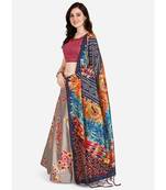 Pink Digital Floral Print Satin Silk Fabric Semistitched Lehenga Choli With Jequared Unstitched Blouse with Dupatta