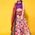 Violet Digital Floral Print Satin Silk Fabric Semistitched Lehenga Choli With Jequared Unstitched Blouse with Dupatta