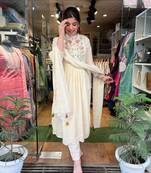Women embroidery kurta with pant and dupatta