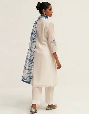 White embroidered salwar suit 3