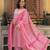 Women pink embroidered pure cotton  stiched straight kurta salwar suit set