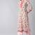 Women pink printed pure cotton  stiched straight kurta salwar suit set