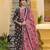 Women green printed rayon stiched straight kurta trousers suit set
