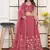 Punch Pink Butter Net Sequins Embroidered Designer Lehenga Choli For Party