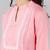 Women pink printed poly silk stiched straight kurta palazzo suit set