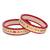 Smashing Yellow Gold Toned Bangle Bracelet