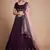 wine Sequins Embroidered Heavy Georgette Indian Designer lehenga designs