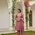Rose Pink Printed Kurta Set with Embroidery and Dupatta